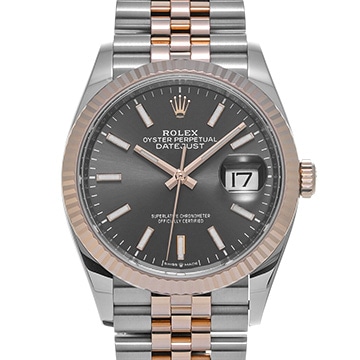 ロレックス デイトジャスト 36 126231 スレートグレー メンズ 時計 【中古】【wristwatch】