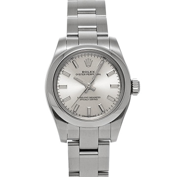 ロレックス オイスターパーペチュアル 26 176200 シルバー レディース 時計 【中古】【wristwatch】