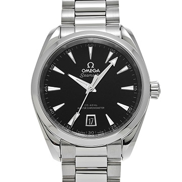 オメガ シーマスター アクアテラ コーアクシャル マスタークロノメーター 220.10.38.20.01.004 ブラック メンズ 時計 【新品】【wristwatch】