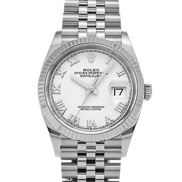 ロレックス デイトジャスト 36 126234 ホワイト メンズ 時計 【中古】【wristwatch】