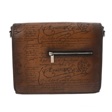 ベルルッティ フルスクリット エブリデイ SPオーダー カカオ レザー メンズ バッグ 【中古】【bag】