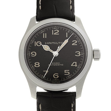 ハミルトン カーキ フィールド マーフ オート H70405730 ブラック メンズ 時計 【中古】【wristwatch】