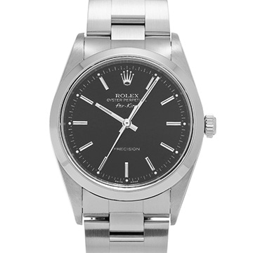 ロレックス エアキング 14000M ブラック メンズ 時計 【中古】【wristwatch】