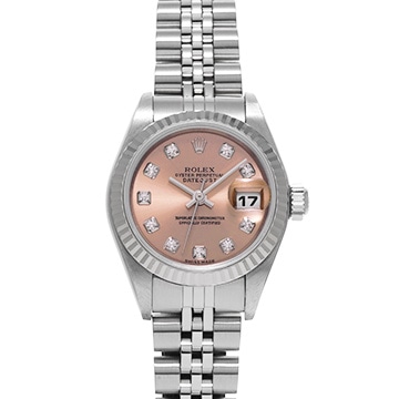 ロレックス デイトジャスト 79174G ピンク/ダイヤモンド レディース 時計 【中古】【wristwatch】