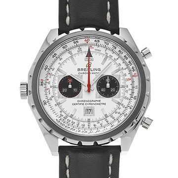 ブライトリング クロノマチック A416G89KBA シルバー/ブラック メンズ 時計 【中古】【wristwatch】