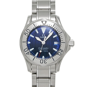 オメガ シーマスター 300 クォーツ 2285.80 ブルー レディース 時計 【中古】【wristwatch】