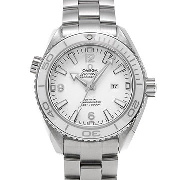 オメガ シーマスター プラネットオーシャン 600 コーアクシャル 232.30.38.20.04.001 ホワイト ユニセックス 時計 【中古】【wristwatch】