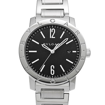 ブルガリ ブルガリブルガリ クロノグラフ BB41BSSD ブラック メンズ 時計 【中古】【wristwatch】