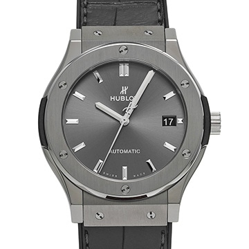 ウブロ クラシックフュージョン チタニウム レーシンググレー 511.NX.7071.LR グレー メンズ 時計 【中古】【wristwatch】