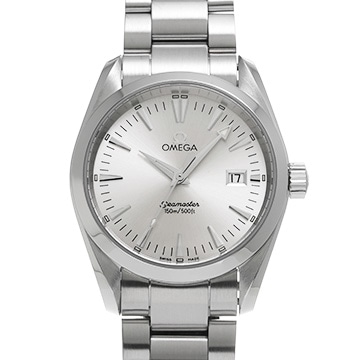 オメガ シーマスター アクアテラ クォーツ 2518.30 シルバー メンズ 時計 【中古】【wristwatch】