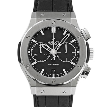 ウブロ クラシックフュージョン クロノグラフ チタニウム 521.NX.1170.LR ブラック メンズ 時計 【中古】【wristwatch】