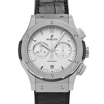 ウブロ クラシックフュージョン チタニウム クロノグラフ オパリン 541.NX.2611.LR オパリン メンズ 時計 【中古】【wristwatch】