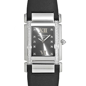 パテック フィリップ トゥエンティ-4 4920G-001 グレー/ダイヤモンド レディース 時計 【中古】【wristwatch】