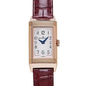 ジャガー ルクルト レベルソ ワン デュエット ムーン Q3352420 シルバー/ブラウングリッター レディース 時計 【中古】【wristwatch】