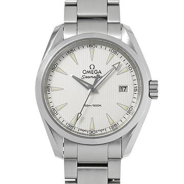 オメガ シーマスター アクアテラ クォーツ 231.10.39.60.02.001 シルバー メンズ 時計 【中古】【wristwatch】