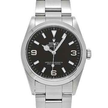 ロレックス エクスプローラー 14270 ブラック メンズ 時計 【中古】【wristwatch】