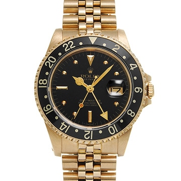 ロレックス GMTマスター 16758 ブラック メンズ 時計 【中古】【wristwatch】