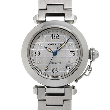 カルティエ パシャC W31023M7 シルバー ユニセックス 時計 【中古】【wristwatch】