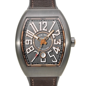 フランクミュラー ヴァンガード V45SCDTTTBR5N グレー メンズ 時計 【中古】【wristwatch】
