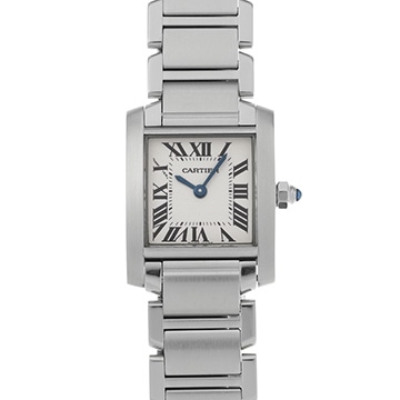 カルティエ タンクフランセーズ SM　 W51008Q3 シルバー レディース 時計 【中古】【wristwatch】