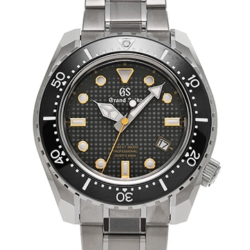 グランドセイコー メカニカル ハイビート 36000 プロフェッショナル ダイバーズ SBGH255 ブラック メンズ 時計 【中古】【wristwatch】