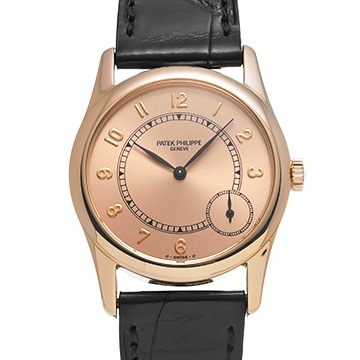 パテック フィリップ カラトラバ 5000R-001 ピンク メンズ 時計 【中古】【wristwatch】
