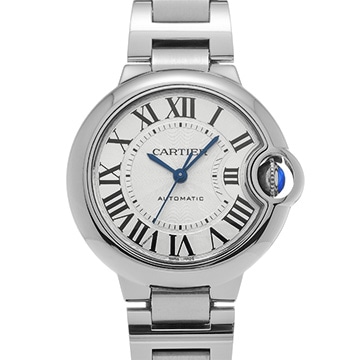 カルティエ バロンブルー ドゥ カルティエ 33mm W6920071 シルバー ユニセックス 時計 【中古】【wristwatch】