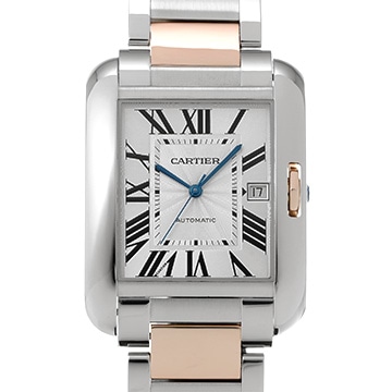 カルティエ タンク アングレーズ XL W5310006 シルバー メンズ 時計 【中古】【wristwatch】