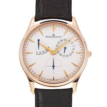 ジャガー ルクルト マスター ウルトラスリム リザーブ・ド・マルシェ Q1372520 エッグシェルベージュ メンズ 時計 【中古】【wristwatch】