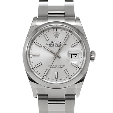 ロレックス デイトジャスト 36 126200 シルバー メンズ 時計 【中古】【wristwatch】