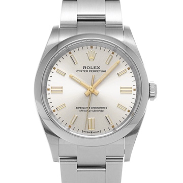ロレックス オイスターパーペチュアル 36 126000 シルバー メンズ 時計 【中古】【wristwatch】