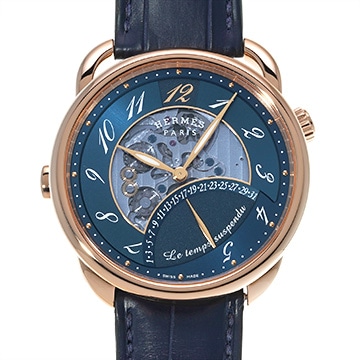 エルメス アルソー AR16.970 ブルー レディース 時計 【中古】【wristwatch】