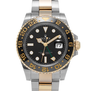 ロレックス GMTマスターII 116713LN ブラック メンズ 時計 【中古】【wristwatch】