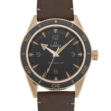 オメガ シーマスター 300 コーアクシャル マスタークロノメーター 234.92.41.21.10.001 ブラウン メンズ 時計 【中古】【wristwatch】
