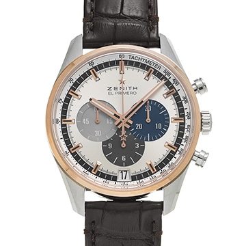 ゼニス クロノマスター エル・プリメロ 51.2080.400/69.C494 シルバー メンズ 時計 【中古】【wristwatch】