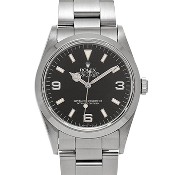 ロレックス エクスプローラー 14270 ブラック メンズ 時計 【中古】【wristwatch】