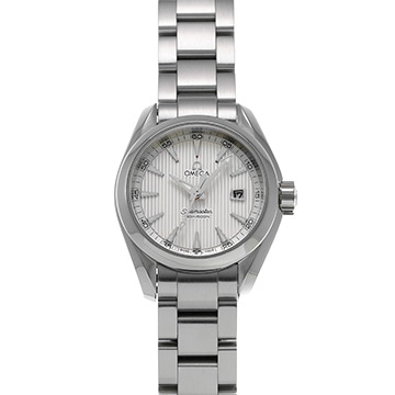 オメガ シーマスター アクアテラ クォーツ 231.10.30.61.02.001 シルバー レディース 時計 【中古】【wristwatch】