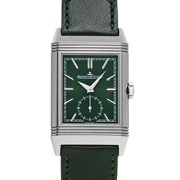 ジャガー ルクルト レベルソ トリビュート スモールセコンド Q3978430 グリーン メンズ 時計 【中古】【wristwatch】