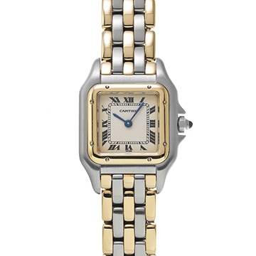 カルティエ パンテール SM W25029B8 アイボリー レディース 時計 【中古】【wristwatch】