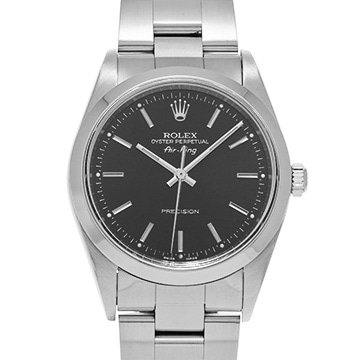 ロレックス エアキング 14000M ブラック メンズ 時計 【中古】【wristwatch】