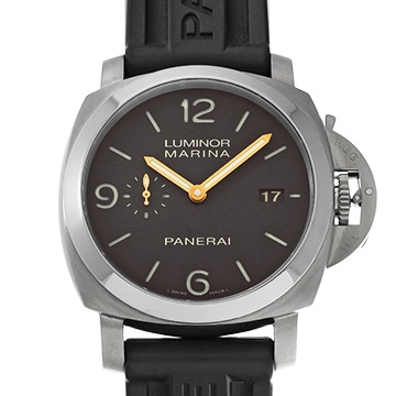 パネライ ルミノールマリーナ 1950 3デイズ チタニオ PAM00351 ブラウン メンズ 時計 【中古】【wristwatch】