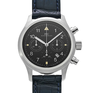 IWC フリーガー クロノグラフ IW374102 ブラック メンズ 時計 【中古】【wristwatch】