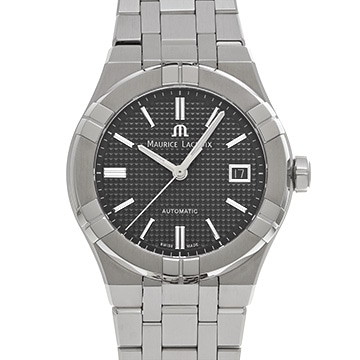 モーリス ラクロア アイコン オートマティック 39mm AI6007-SS002-330-1 ブラック メンズ 時計 【中古】【wristwatch】