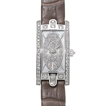 ハリー ウィンストン アヴェニュー C ミニ AVCQHM16WW052 ホワイトシェル/ダイヤモンド レディース 時計 【中古】【wristwatch】