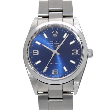 ロレックス エアキング 14000M ブルー メンズ 時計 【中古】【wristwatch】