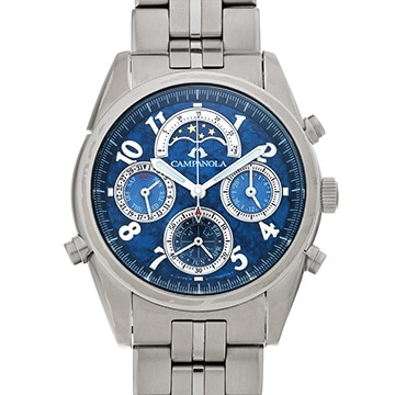 シチズン カンパノラ グランドコンプリケーション 紺瑠璃 CTR57-1101 ブルー メンズ 時計 【中古】【wristwatch】