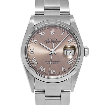 ロレックス デイトジャスト 16200 ピンク メンズ 時計 【中古】【wristwatch】