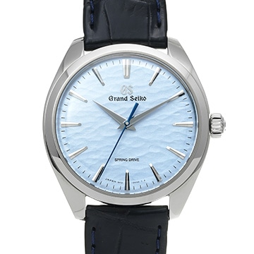 グランドセイコー エレガンスコレクション スプリングドライブ 御神渡り SBGY007 ブルー メンズ 時計 【中古】【wristwatch】