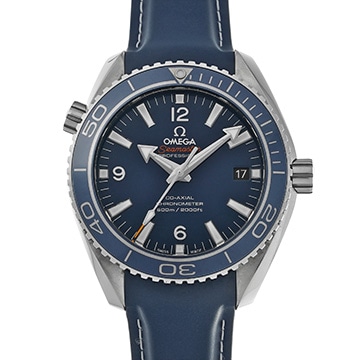 オメガ シーマスター プラネットオーシャン 600 コーアクシャル 232.92.42.21.03.001 ブルー メンズ 時計 【中古】【wristwatch】