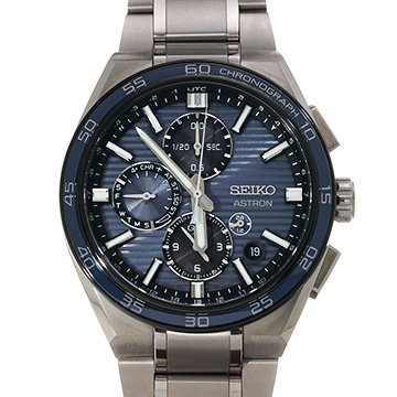 セイコー アストロン ネクスター SBXC175 ブルー/ブラック メンズ 時計 【中古】【wristwatch】